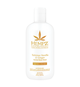 Hempz Tahitian Vanilla & Ginger Herbal Body Wash / Гель для душа Имбирь и Ваниль Таити, 237 мл