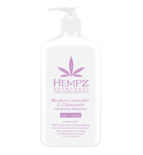 Hempz Blueberry Lavender & Chamomile Herbal Body Moisturizer / Молочко для тела увлажняющее Лаванда, Ромашка и Дикие Ягоды, 500 мл