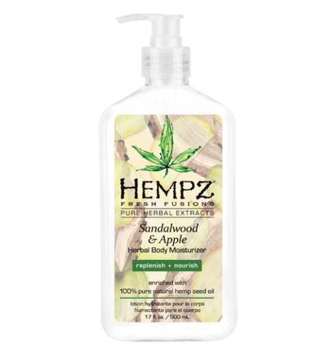 Hempz Sandalwood & Apple Herbal Body Moisturizer / Молочко для тела увлажняющее Сандал и Яблоко, 500 мл