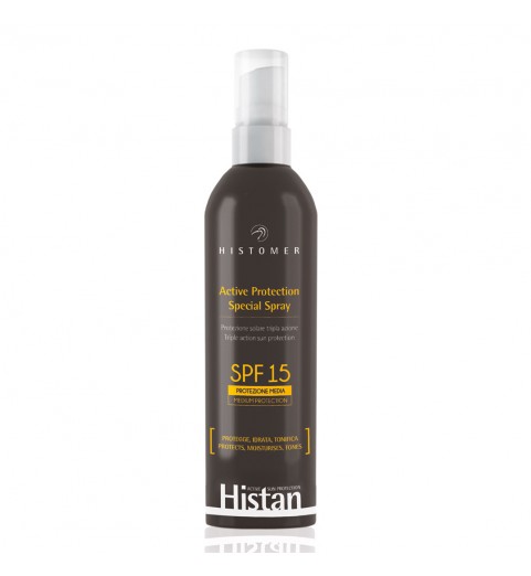 Histomer (Хистомер) Active Protection Spray 15 / Солнцезащитный спрей для лица и тела SPF 15, 200 мл