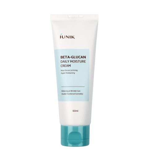 Iunik Beta Glucan Daily Moisture Cream / Увлажняющий крем для лица с бета-глюканом, 60 мл