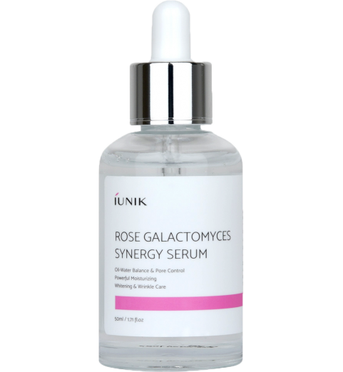 Iunik Rose Galactomyces Synergy Serum / Сыворотка с розовой водой и галактомисисом, 50 мл