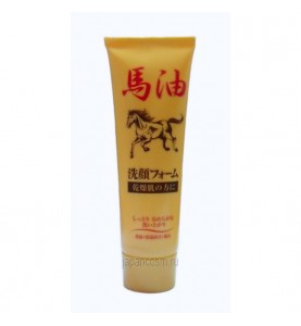 Junlove Horse Oil Facial Foam / Пенка для умывания для очень сухой кожи, 120 г