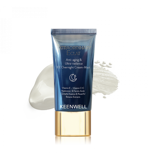 Keenwell EE Anti-Aging & Ultra-Radiance Overnight Cream-Mask / Обновляющий ночной крем-маска для сияния кожи, 40 мл