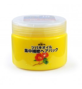 Kurobara Camellia Oil Concentrated Hair Pack / Интенсивно восстанавливающая маска для повреждённых волос с маслом камелии японской, 300 гр