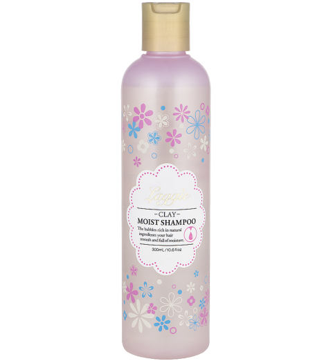 Laggie Clay Moist Shampoo / Шампунь для ухода за чувствительной кожей головы, восстановления и увлажнения поврежденных волос, 300 мл