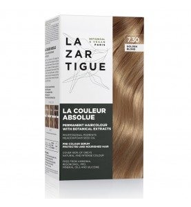 Lazartigue Couleur Absolue - Golden Blond 7.30 / Краска для волос перманентная безаммиачная - Золотистый блондин 7.30 , набор