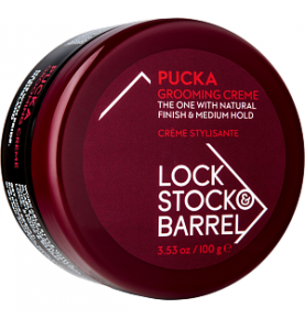 Lock Stock & Barrel Pucka Grooming Creme / Крем для тонких и кудрявых волос, 100 гр.