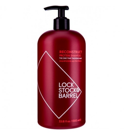 Lock Stock & Barrel Reconstruct / Шампунь для тонких волос, 1000 мл