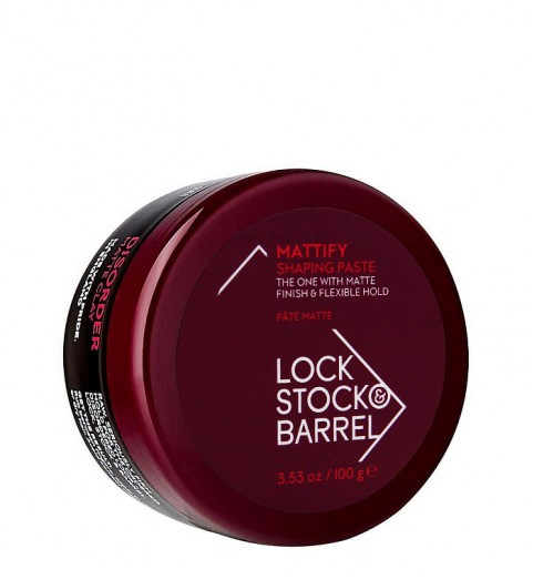 Lock Stock & Barrel Mattify Shaping Paste / Матовая паста для укладки волос, 100г