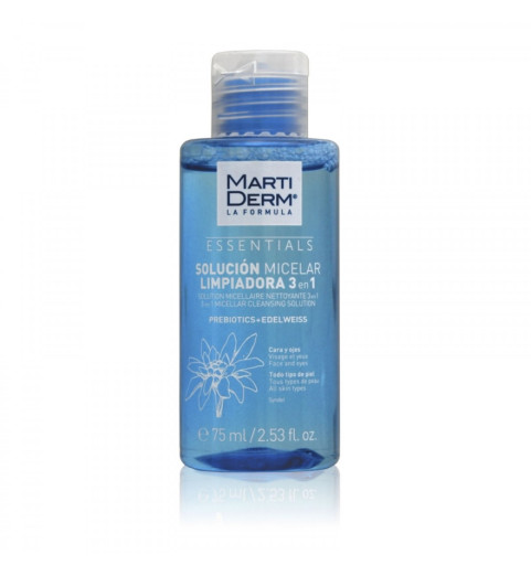 Martiderm Essentials 3-в-1 / Мицеллярная вода дорожный формат, 75 мл Martiderm Essentials 3-в-1 / Мицеллярная вода дорожный формат, 75 мл