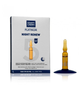 Martiderm Platinum Night Renew / Ампулы Ночное восстановление, 5х2 мл Martiderm Platinum Night Renew / Ампулы Ночное восстановление, 5х2 мл