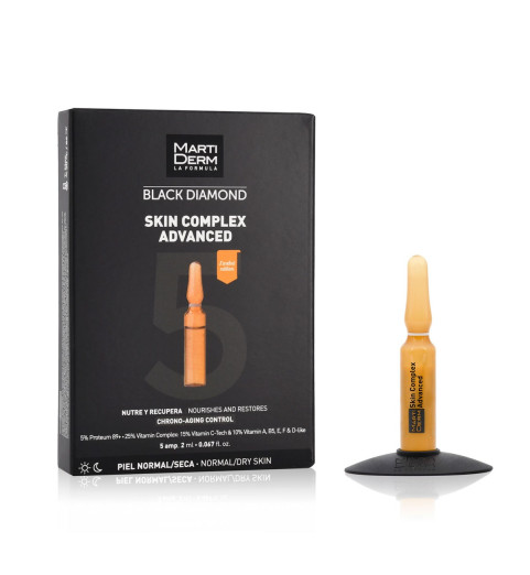 Martiderm Black Diamond Skin Complex Advanced / Ампулы Скин Комплекс Эдвансед, 5х2 мл Martiderm Black Diamond Skin Complex Advanced / Ампулы Скин Комплекс Эдвансед, 5х2 мл