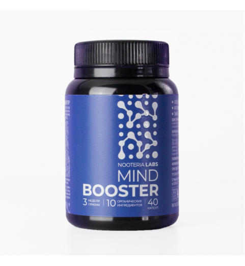MindBooster / Комплекс для улучшения работоспособности, 40 капсул