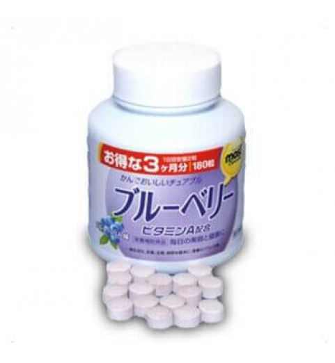 Orihiro (Орихиро) БАД "Витамин А с экстрактом черники", 180 таблеток