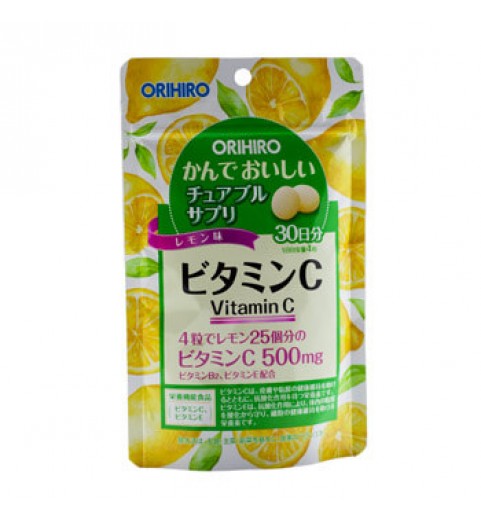Orihiro (Орихиро) БАД "Витамин C со вкусом лимона", 120 таблеток