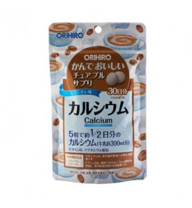 Orihiro (Орихиро) БАД "Кальций с витамином D со вкусом кофе", 150 таблеток