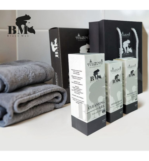 Philosophy Black Man Set / Набор мужской косметики, 2*50 мл+ 250 мл Philosophy Black Man Set / Набор мужской косметики, 2*50 мл+ 250 мл