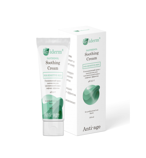Regiderm Soothing Cream For Sensetive Skin Anti-Age / Успокаивающий крем с пантенолом для чувствительной кожи, 100 мл