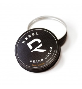 Rebel Barber Smoky Leather / Премиальный крем для бороды и усов, 100 мл