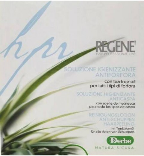 Regene Soluzione Igienizzante Antiforfora / Лосьон против перхоти с маслом чайного дерева, 10ампул*5мл