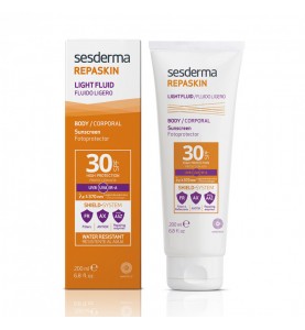 Sesderma Repaskin Light Fluid Body Sunscreen SPF 30 / Флюид нежный солнцезащитный для тела SPF 30, 200 мл