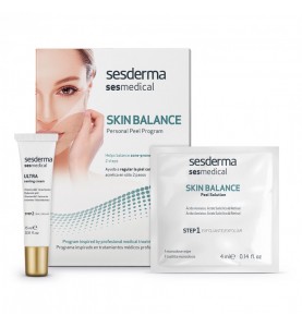 Sesderma Sesmedical Skin Balance Personal Peel Program / Программа персональная для восстановления баланса кожи, склонной к акне (салфетка-эксфолиант, крем запечатывающий), уп. (4 салф. + 15 мл)