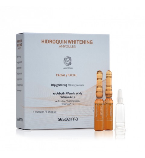 Sesderma Hidroquin Whitening Ampoules / Средство в ампулах депигментирующее, 5 шт по 2 мл