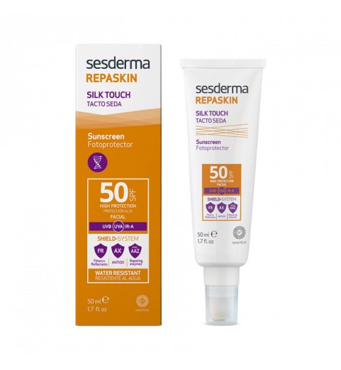 Sesderma Repaskin Silk Touch Facial Sunscreen SPF 50 / Средство солнцезащитное с нежностью шелка для лица SPF 50, 50 мл
