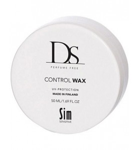 Sim Sensitive DS Control Wax / Воск для волос средней фиксации без отдушек, 50 мл