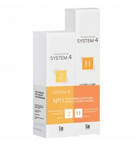 Sim Sensitive System 4 Программа №11 для сухих волос и кожи головы стандарт, 250+150 мл