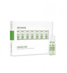 Skeyndor Uniqcure Mattifying Pore Refiner Concentrate / Концентрат матирующий поры кожи лица, 7*2 мл