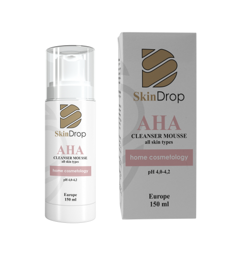 SkinDrop Aha Cleanser Mousse / Очищающая AHA мусс-пенка, 150 мл