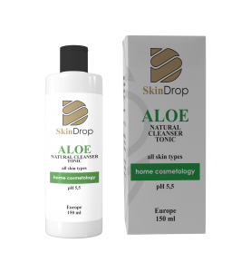 SkinDrop Aloe Natural Cleanser Tonic / Натуральный очищающий тоник с алое вера, 150 мл