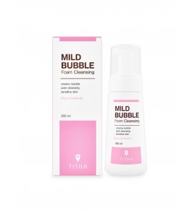 Tisha Mild Bubble foam cleansing / Мягкая пузырьковая очищающая пенка для чувствительной кожи, 200 мл