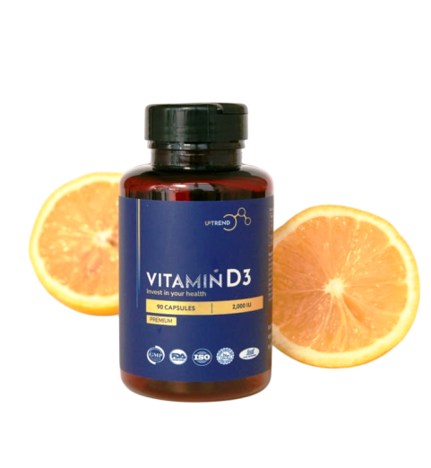 Uptrend Vitamin D3 2000МЕ / Бад Витамин D3, 2000МЕ, 500мг Uptrend Vitamin D3 2000МЕ / Бад Витамин D3, 2000МЕ, 500мг