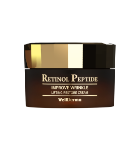 WellDerma Peptide Retinol Improve Wrinkle Lifting Restore Cream / Омолаживающий пептидный крем на основе ретинола, 50 мл